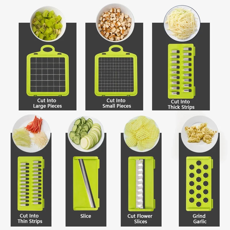 Multifunctional Vegetable Chopper & Slicer