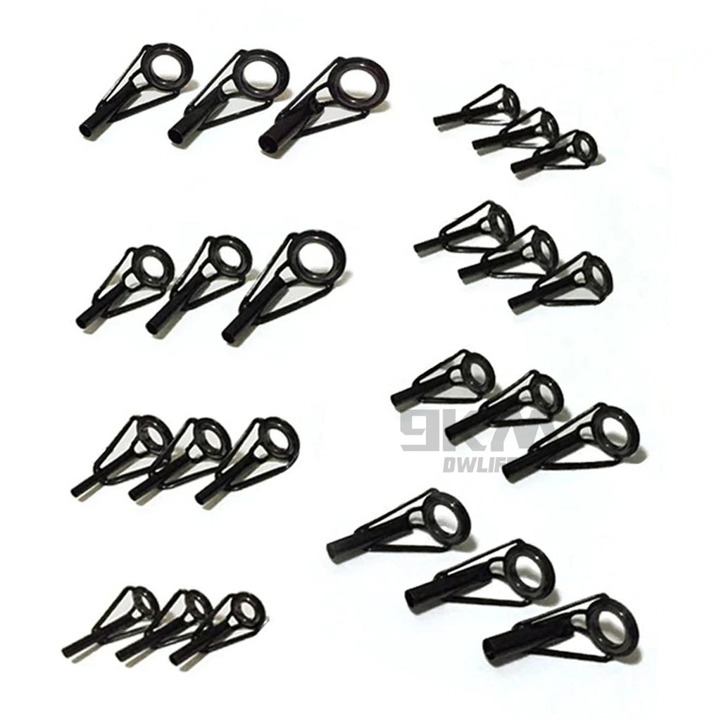 Fishing Rod Guide Repair Kit – Stainless Steel & Ceramic Tip Rings