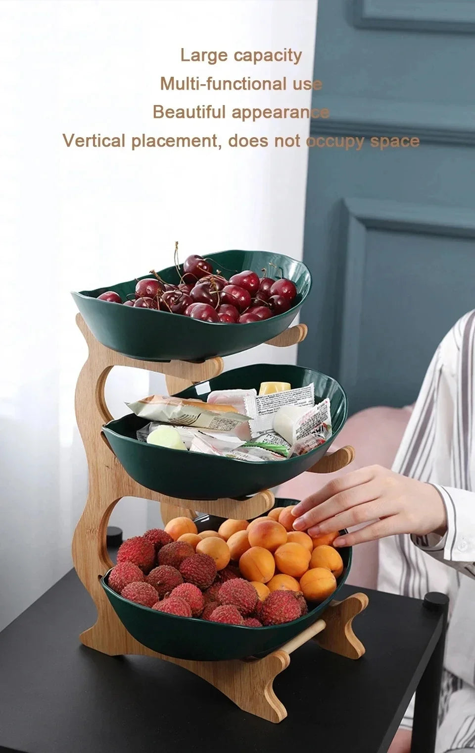 2/3 Tier Fruit & Snack Serving Stand