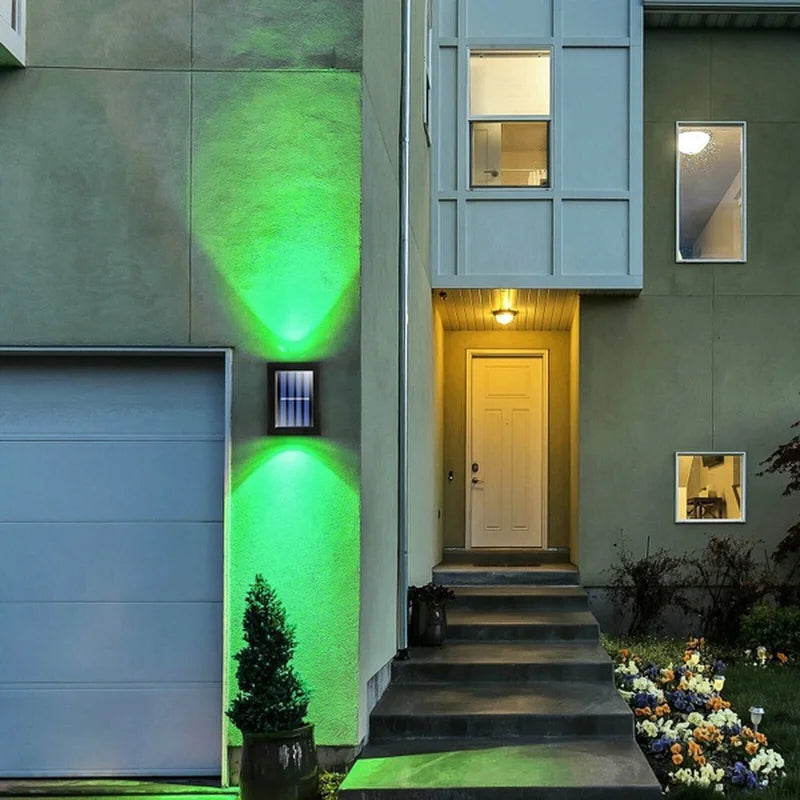Solar LED Fence Lights – Waterproof Outdoor Wall & Garden Lights