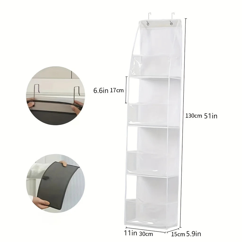 Multi-Pocket Hanging Storage Organiser