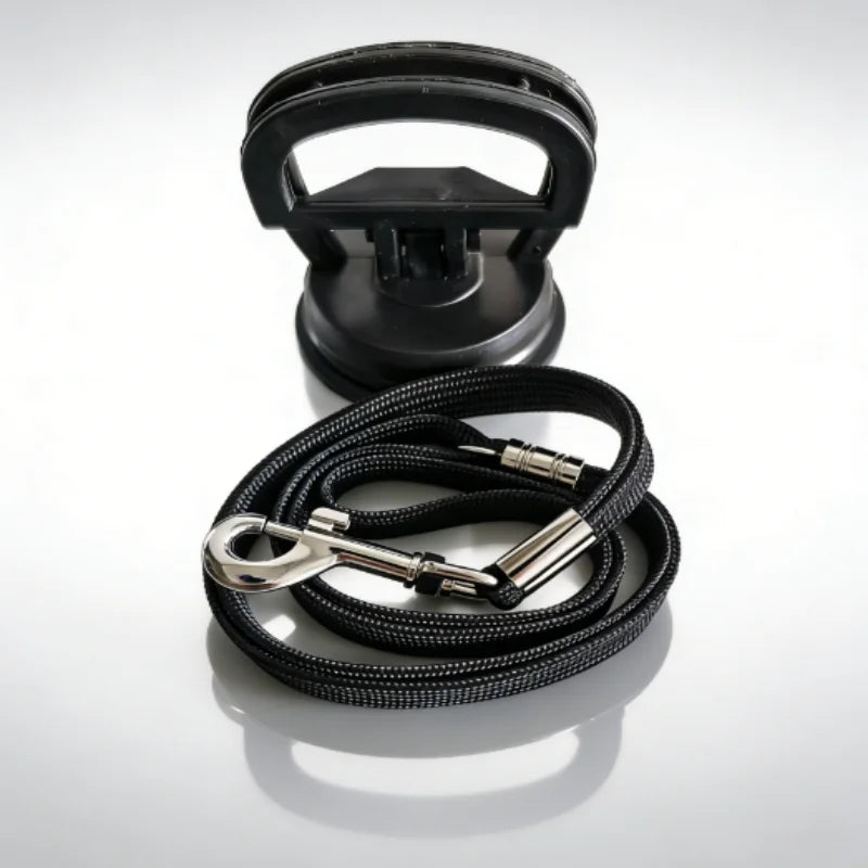 Pet Bathing Grooming Restraint Leash – Suction Cup Holder for Dogs & Cats