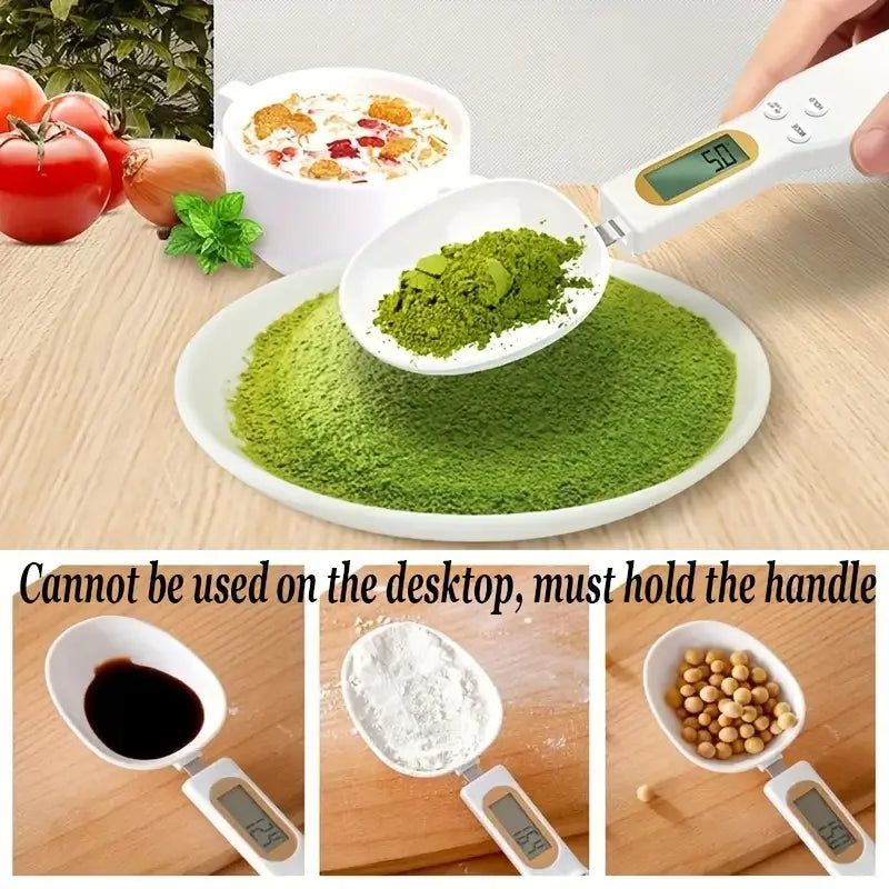 Mini Digital Spoon Scale – 0.1g–500g Precision Kitchen Measuring Spoon