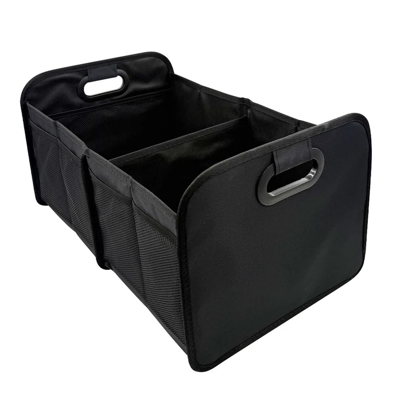 40L Foldable Car Boot Storage Organiser | Heavy-Duty Trunk Storage Box with Side Pockets