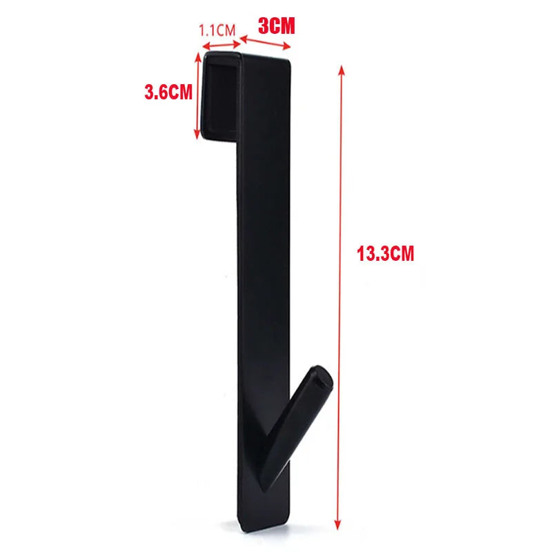 Over-Door Shower Towel Rack – Stainless Steel S-Shape Bathroom Hook