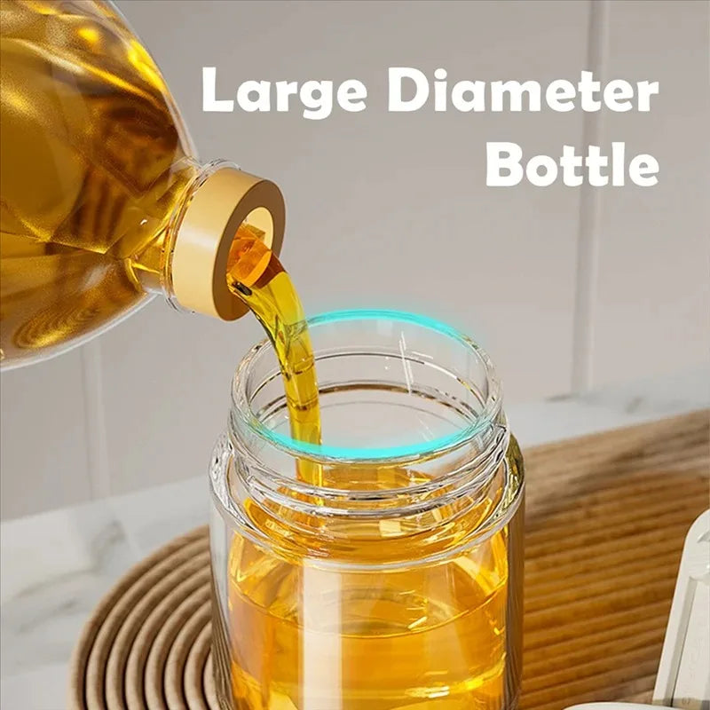 1pc Oil Dispenser Bottle with Silicone Brush – Refillable Cooking & BBQ Basting Bottle