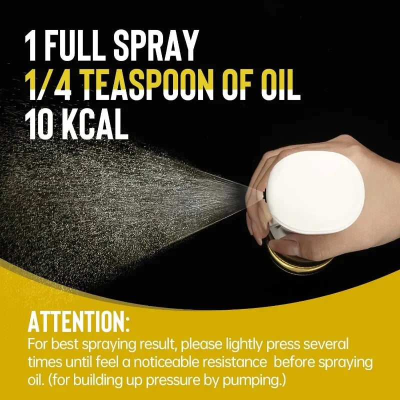 Oil Spray Bottle – Reusable Cooking Oil Sprayer & Dispenser