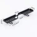 Over Sink Shelf Rotatable Adjustable Steel Faucet Storage Organiser