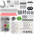 Professional Fishing Tackle Kit – 113–410 Piece Fishing Accessories Set