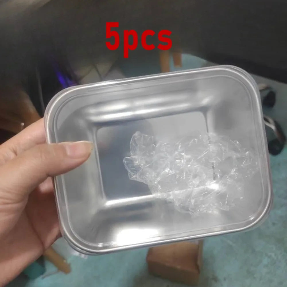 5-Piece Stainless Steel Food Storage Container Set | Airtight Meal Prep & Lunch Boxes
