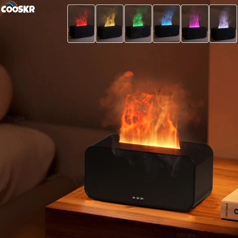 Cozy Flame Essential Oil Diffuser & Humidifier