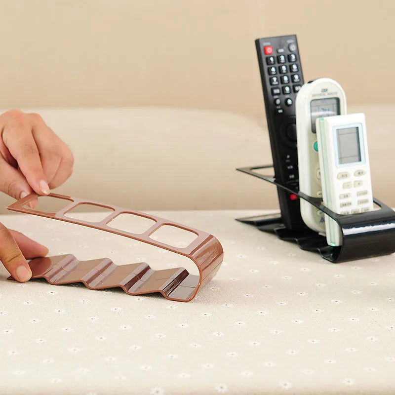 Modern 4-Compartment Desk & Remote Organiser