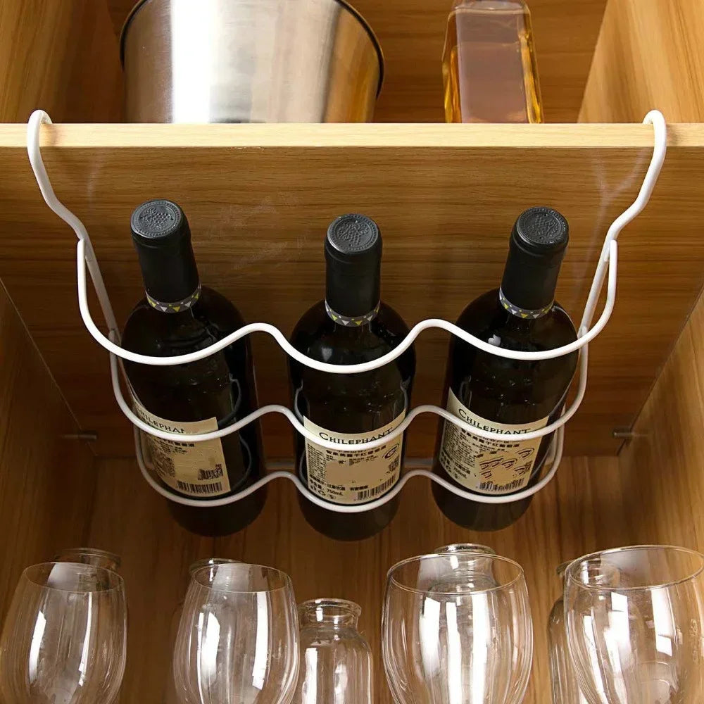 Refrigerator Bottle Organizer Rack – Space-Saving Rolling Storage Shelf