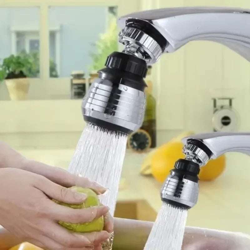 2 Pack 360° Swivel Faucet Tap Aerator | Water Saving Sink Nozzle Filter Attachment