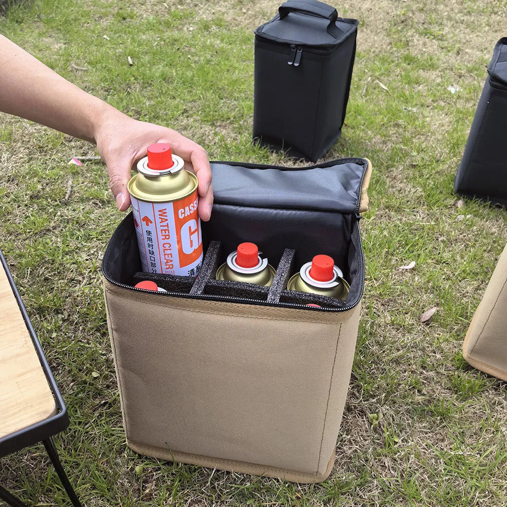 Portable Camping Gas Canister Storage Bag – Protective Carrying Case for Outdoor Cooking & Camping Gear
