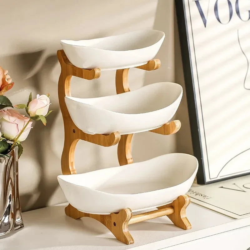 2/3 Tier Fruit & Snack Serving Stand