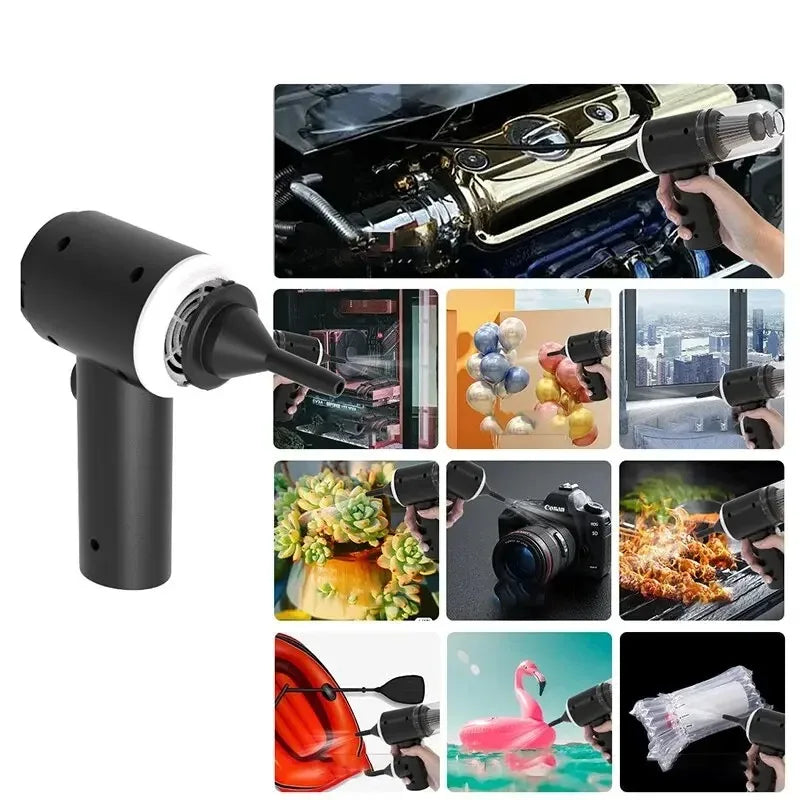 Cordless Handheld Vacuum Cleaner – Portable USB Rechargeable Mini Vacuum