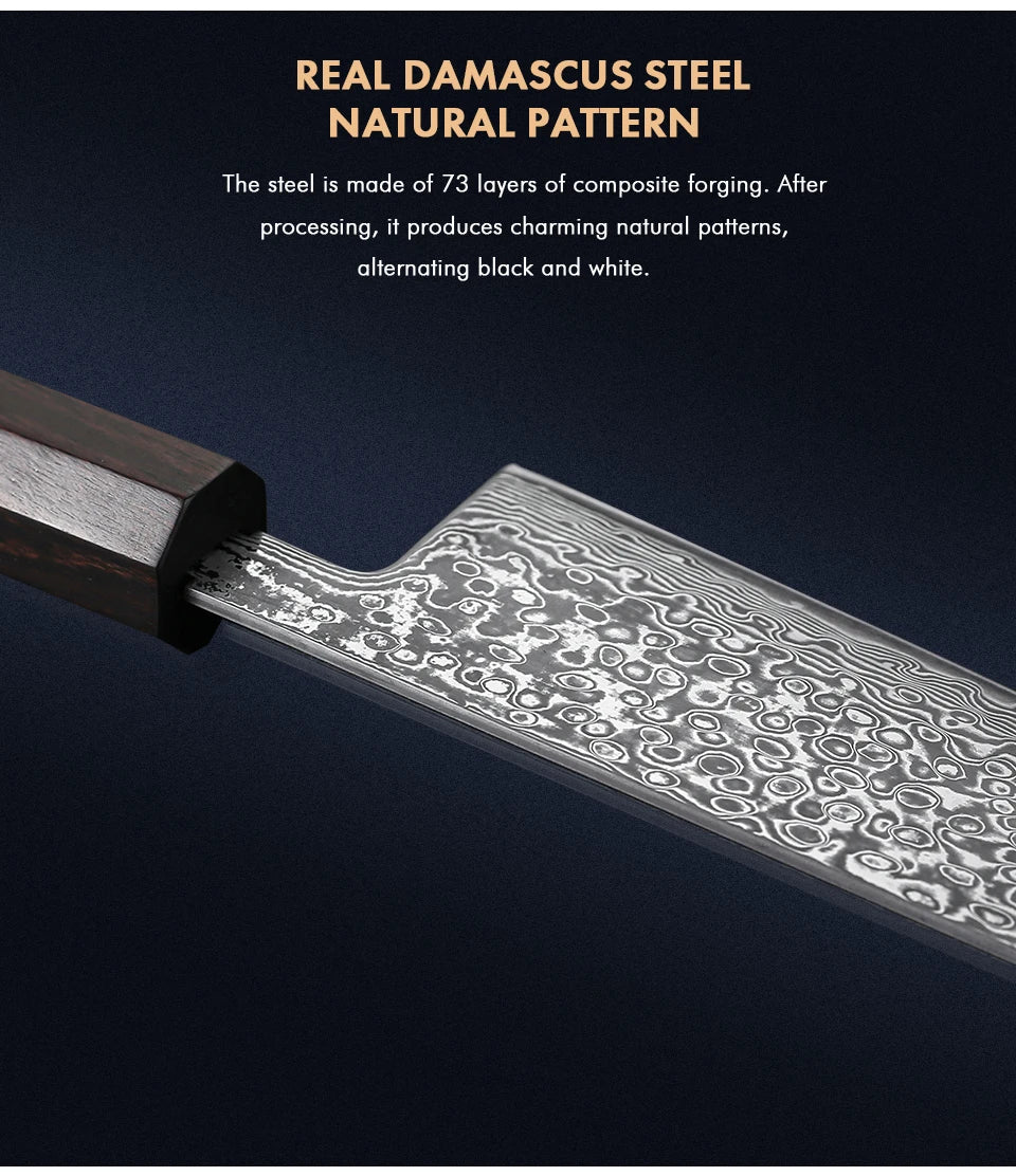 7-Inch Damascus Steel Kiritsuke Chef Knife