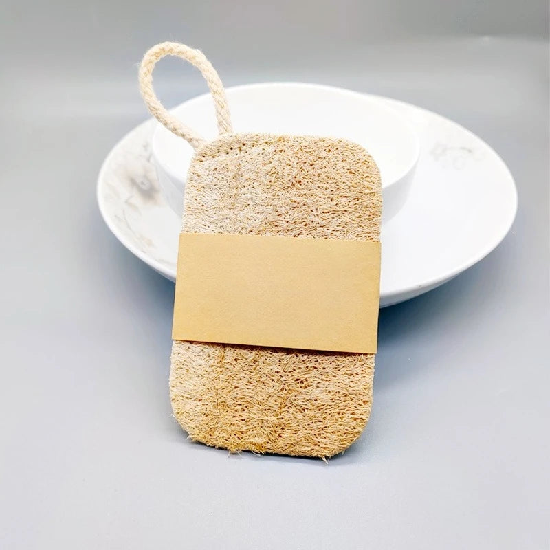 Natural Loofah Dish Scrubber – Eco-Friendly Kitchen Cleaning Sponge