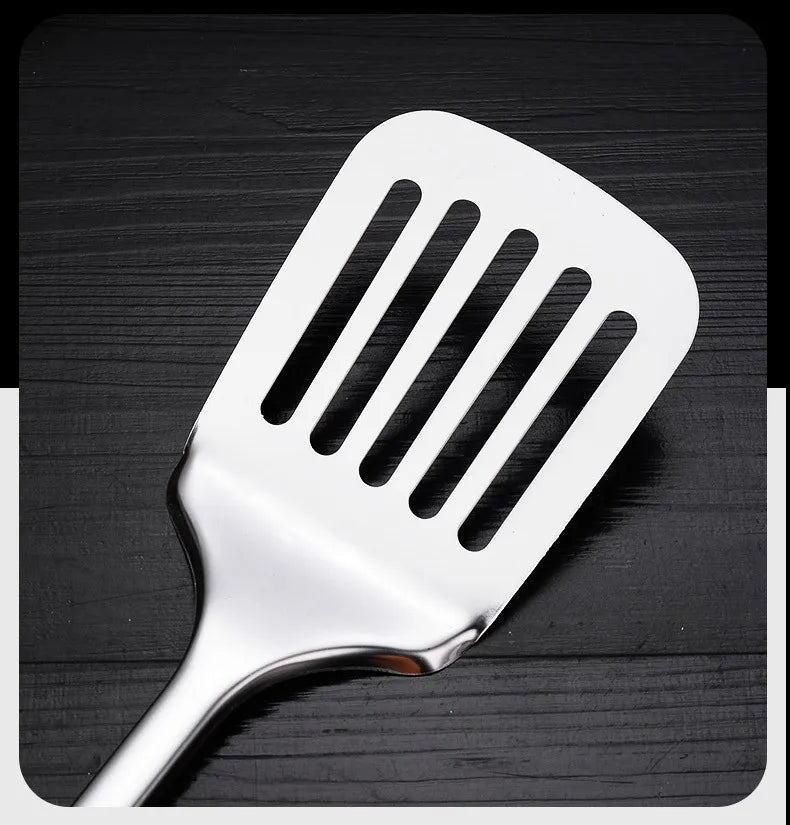 9-Piece Stainless Steel Kitchen Utensil Set – Multi-Purpose Cooking Tools