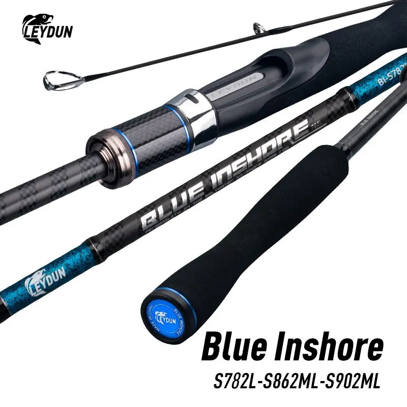 BLUE INSHORE Fishing Rod – Saltwater & Freshwater Spinning Rod