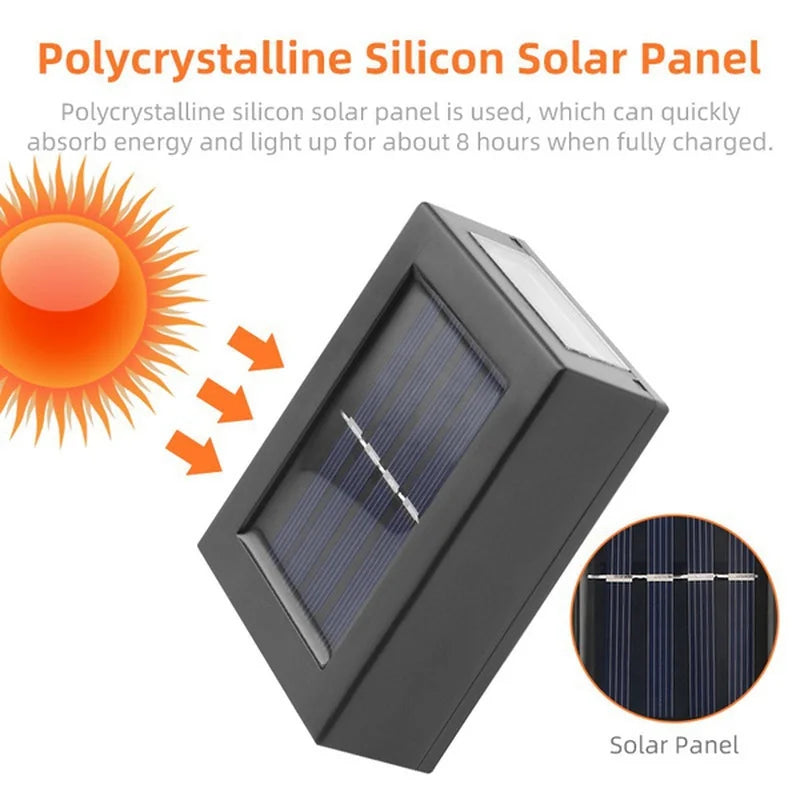 Solar LED Fence Lights – Waterproof Outdoor Wall & Garden Lights