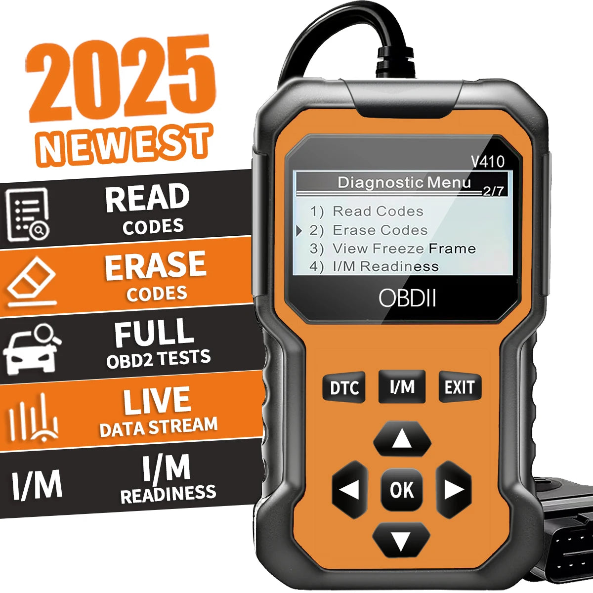 OBD2 Car Diagnostic Scanner – Engine Fault Code Reader & Vehicle Diagnostic Tool