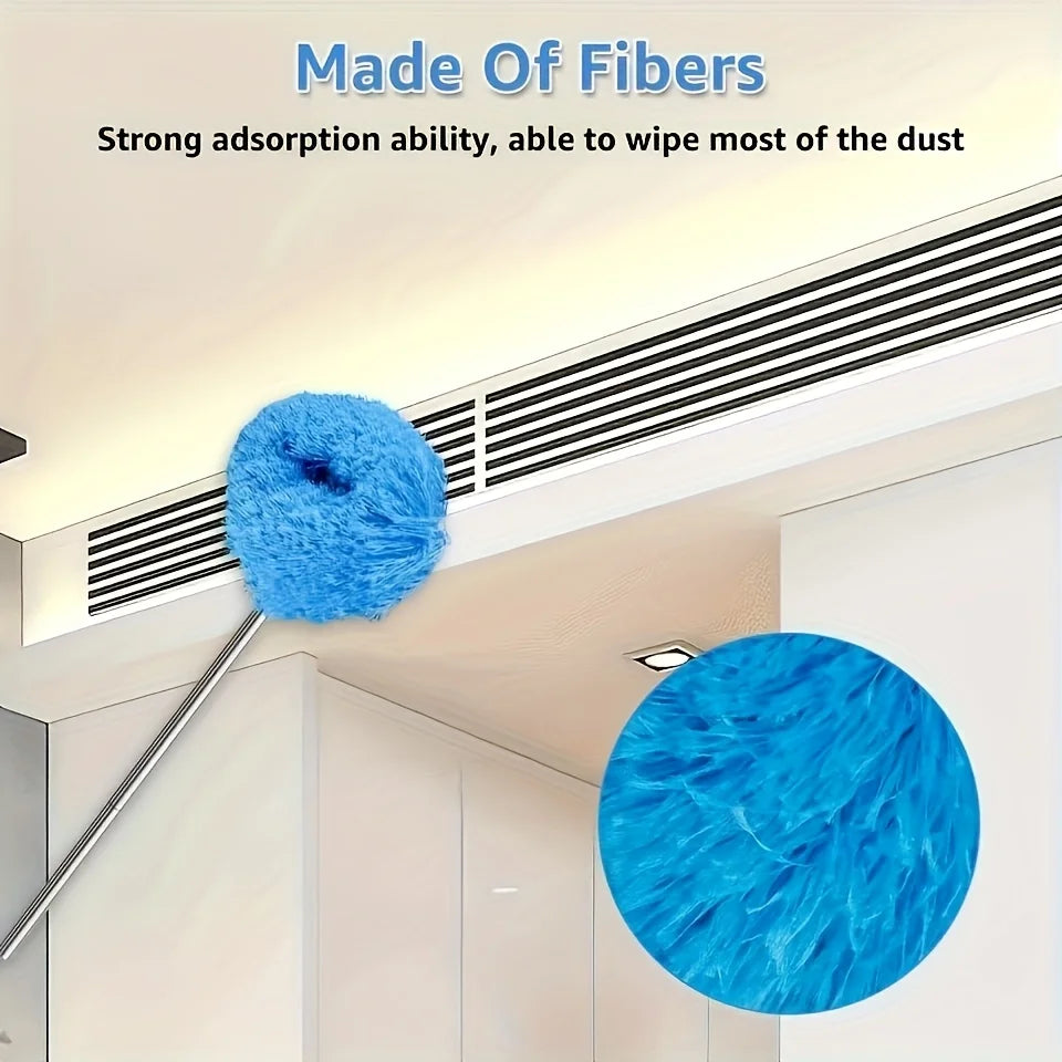Reusable Microfiber Ceiling Fan Duster – Extendable Cleaning Brush