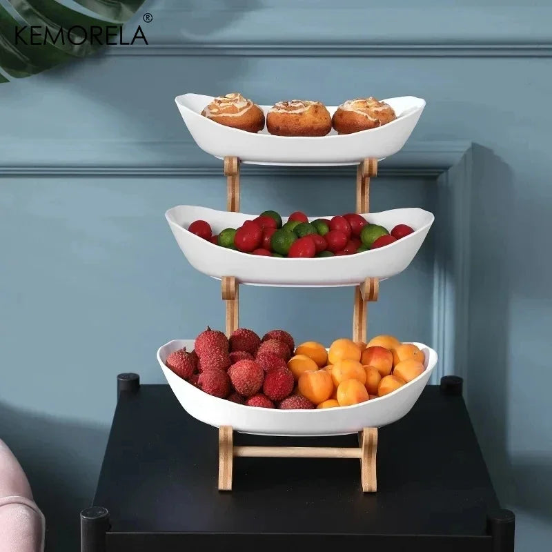 2/3 Tier Fruit & Snack Serving Stand