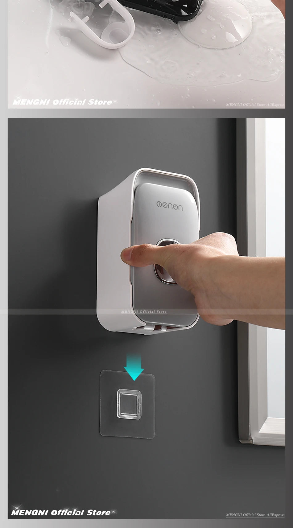 Wall-Mounted Toothpaste Dispenser – Automatic Toothpaste Squeezer & Bathroom Organiser