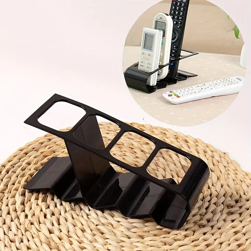 Modern 4-Compartment Desk & Remote Organiser