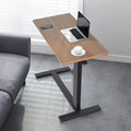 Adjustable Overbed Table with Wheels | Mobile Laptop Desk for Bed, Sofa & Home Office