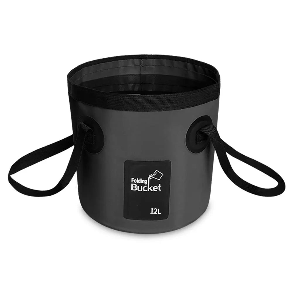 Collapsible Folding Bucket 12L | Portable Water Storage Bucket for Camping, Fishing & Outdoor Adventures