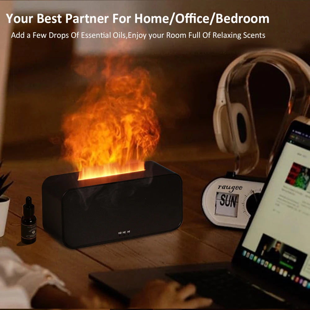 Cozy Flame Essential Oil Diffuser & Humidifier