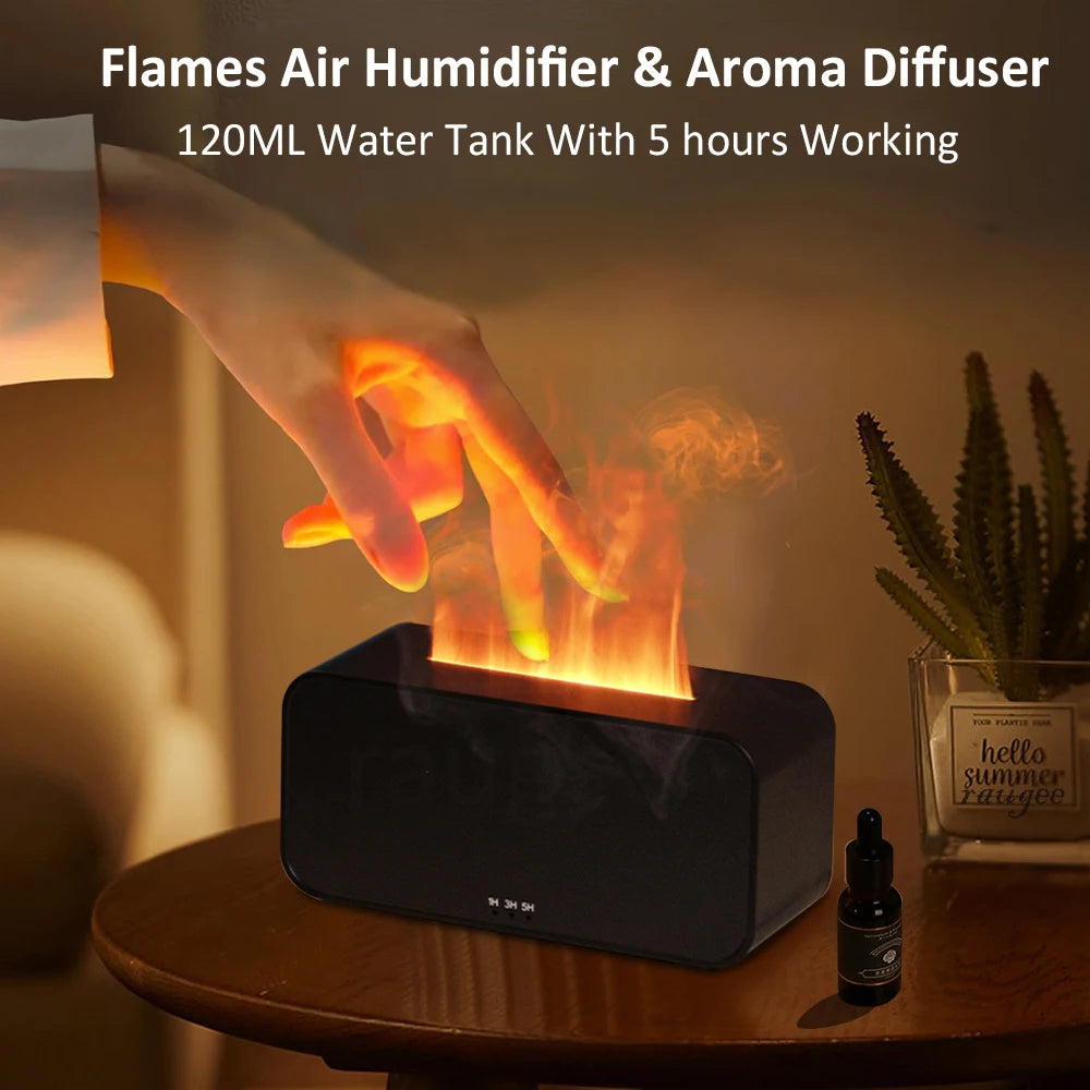 Cozy Flame Essential Oil Diffuser & Humidifier