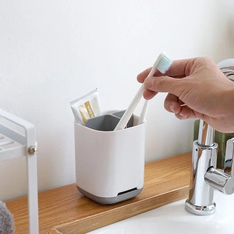 Toothbrush & Bathroom Storage Holder – No-Drill Organiser