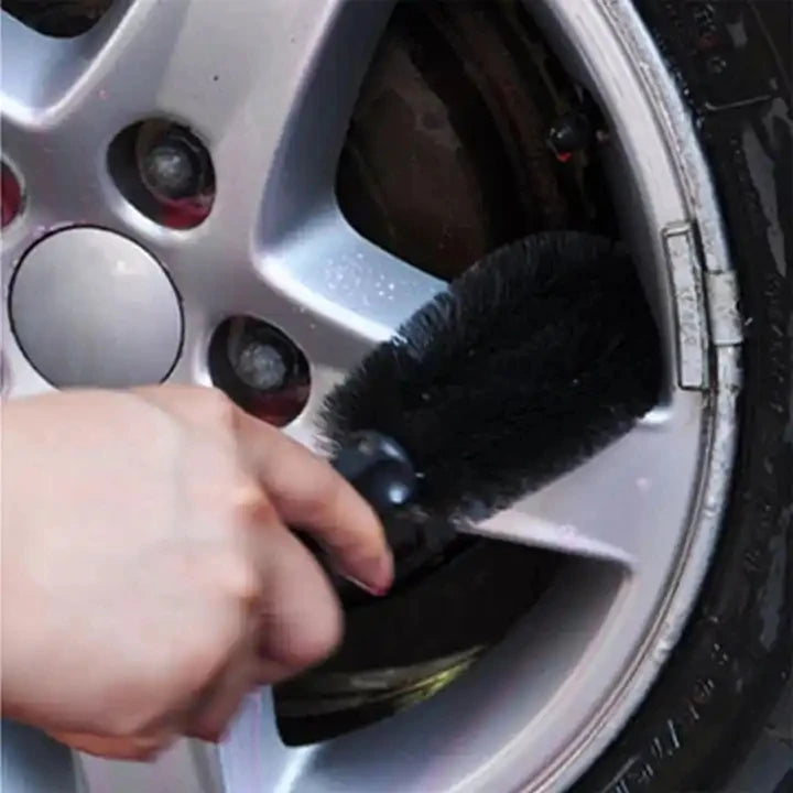 Premium Microfibre Wheel Cleaning Brush | Soft Bristles | Scratch-Free Rim & Tyre Cleaner