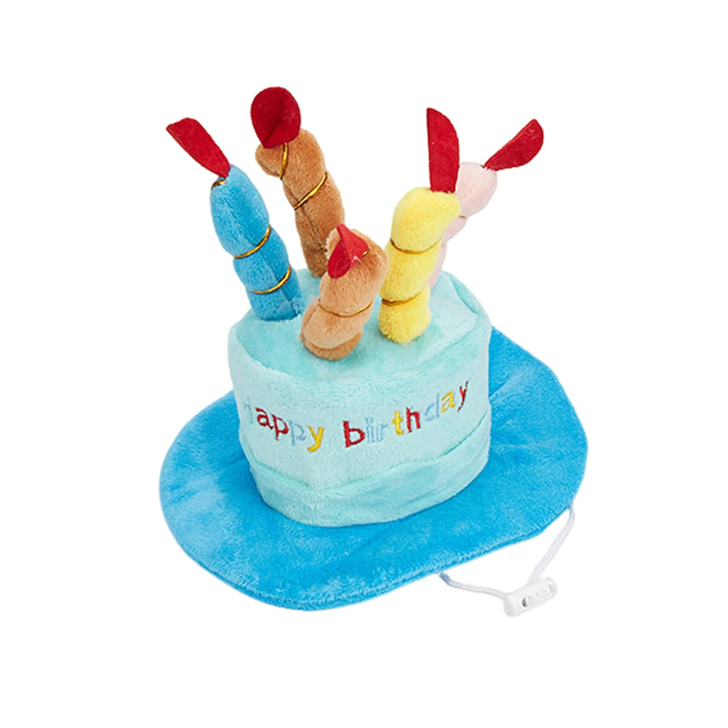 Pet Birthday Party Hat – Comfortable Adjustable Celebration Hat for Dogs & Cats