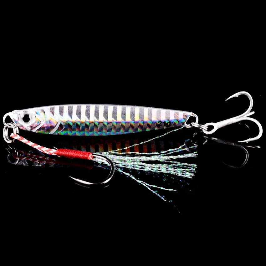 5pcs Metal Jig Fishing Lures – Saltwater Hard Bait Fishing Set