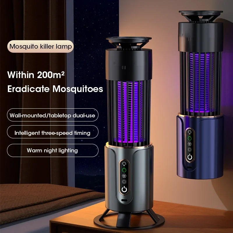 USB Mosquito Killer Lamp – Electric Insect Trap & Camping Lantern for Outdoor Adventures