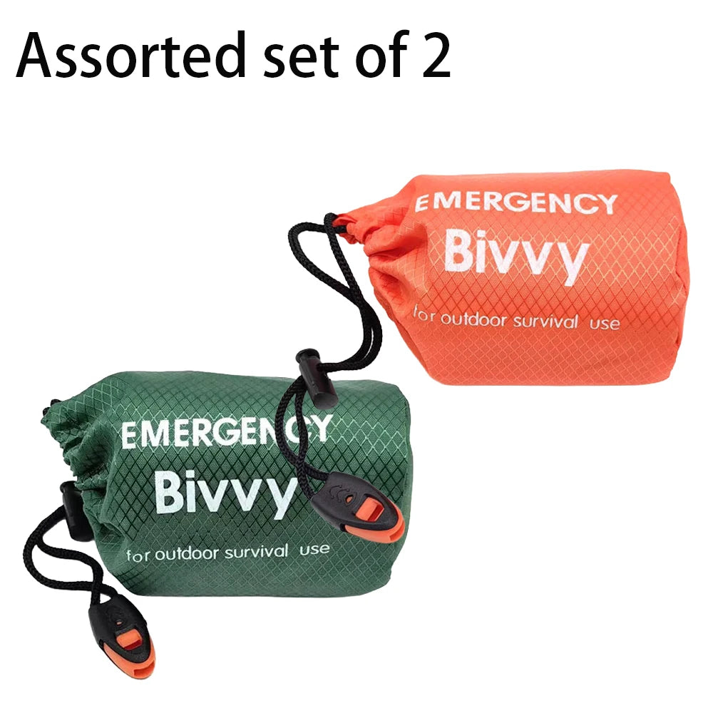 Emergency Survival Sleeping Bag – Thermal Waterproof Bivy Sack for Camping & Hiking