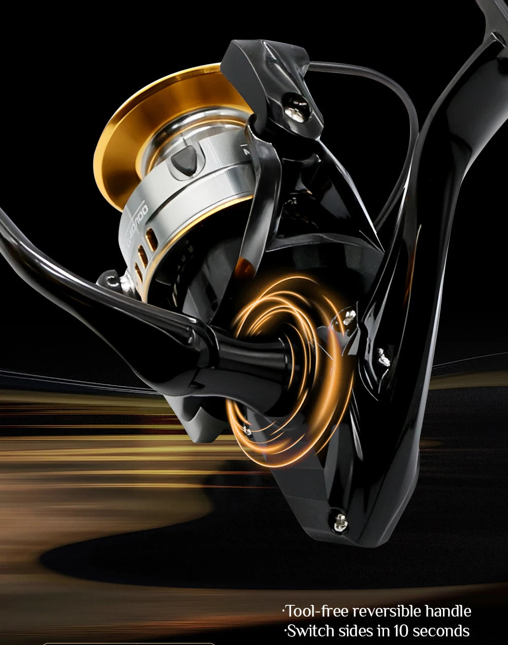 Rooblinos HE Ultralight Spinning Reel – 5.2:1 Gear Ratio | 1000–7000 Series