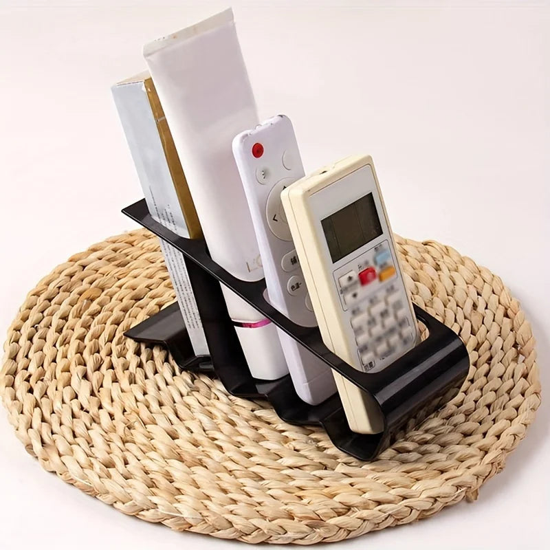Modern 4-Compartment Desk & Remote Organiser