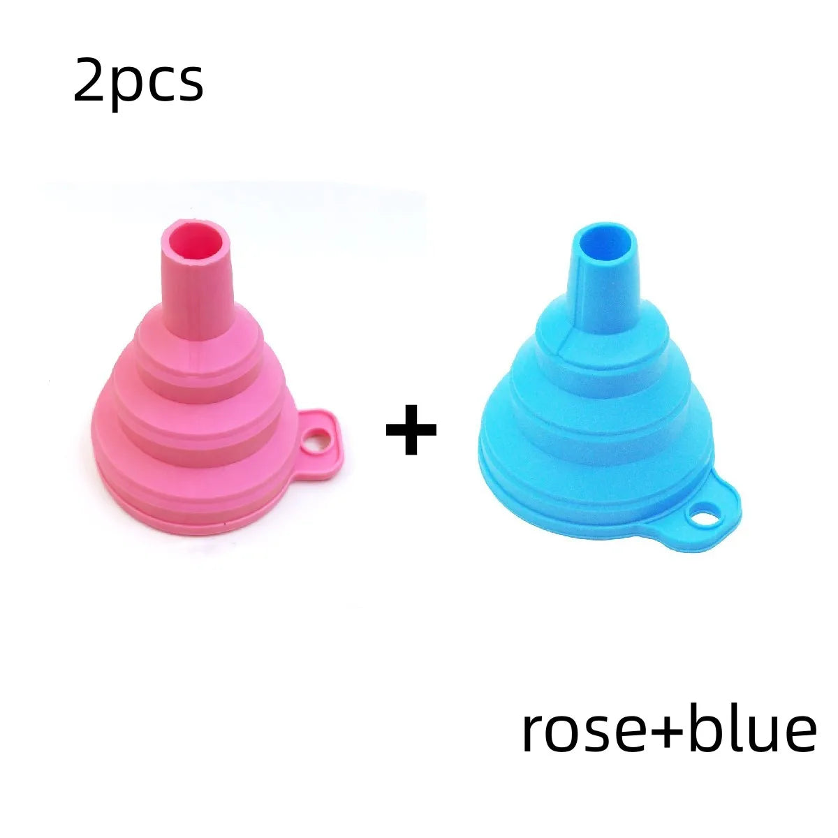 Mini Foldable Silicone Funnel – Collapsible Portable Funnel for Kitchen, Camping & Outdoor Use