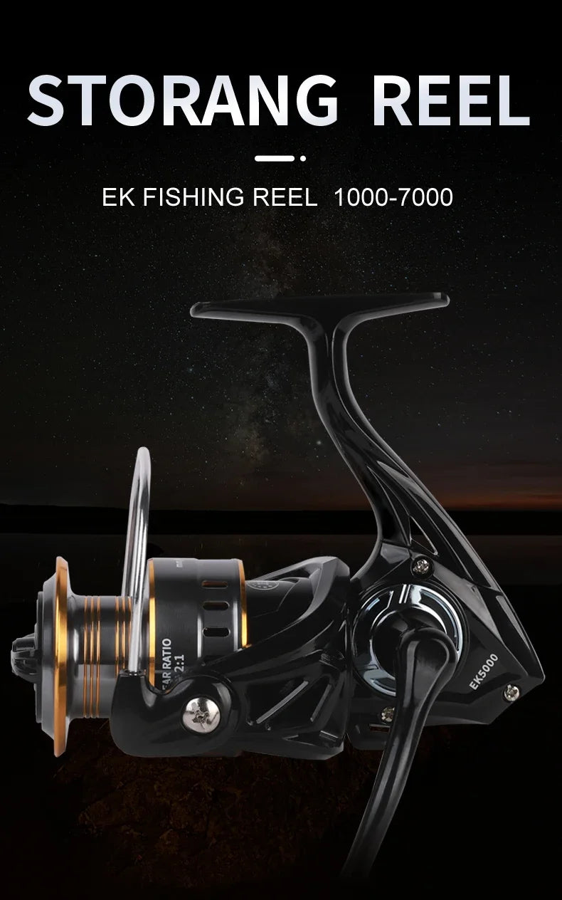 Professional Ultra-Light Spinning Fishing Reel – 1000–7000 Series