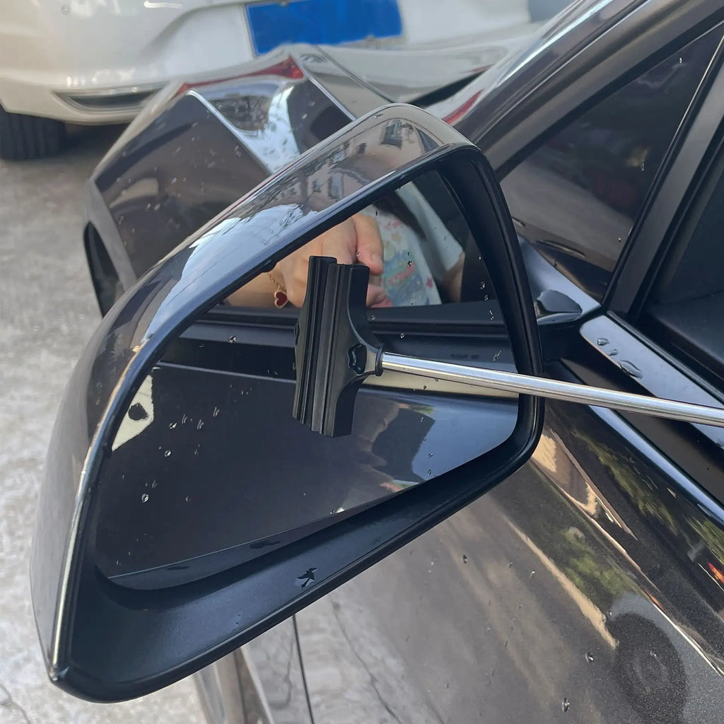Car Side Mirror & Window Wiper – Extendable Glass Cleaning Tool
