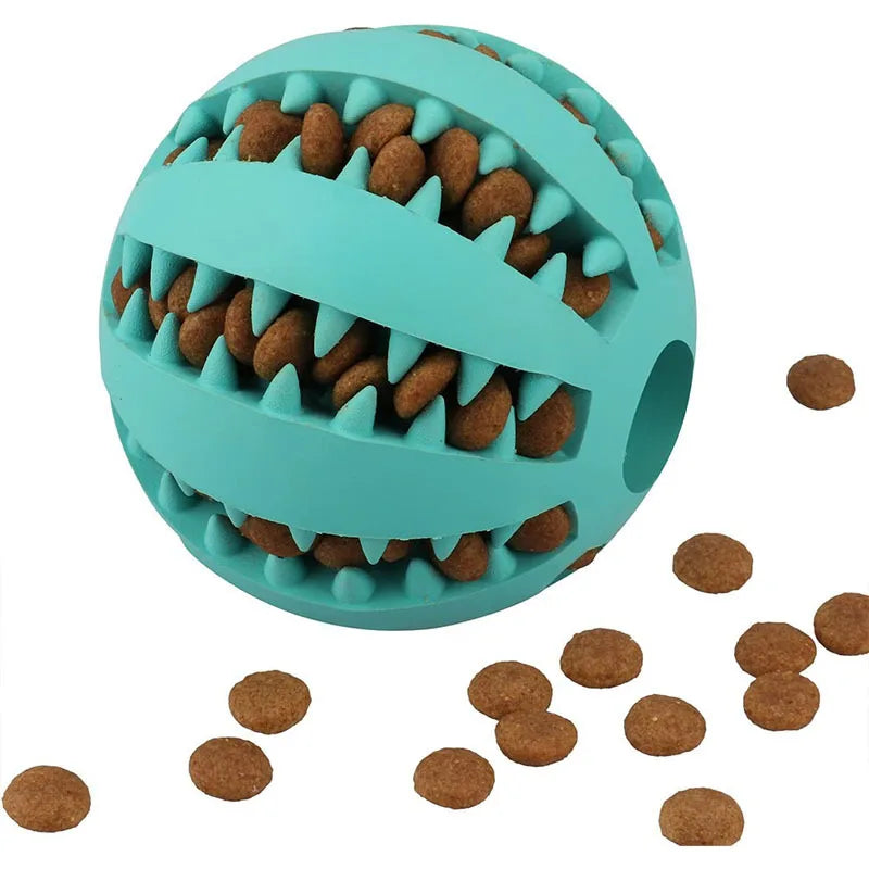 Interactive Dog Treat Ball – Chew, Dental Cleaning & Puzzle Toy