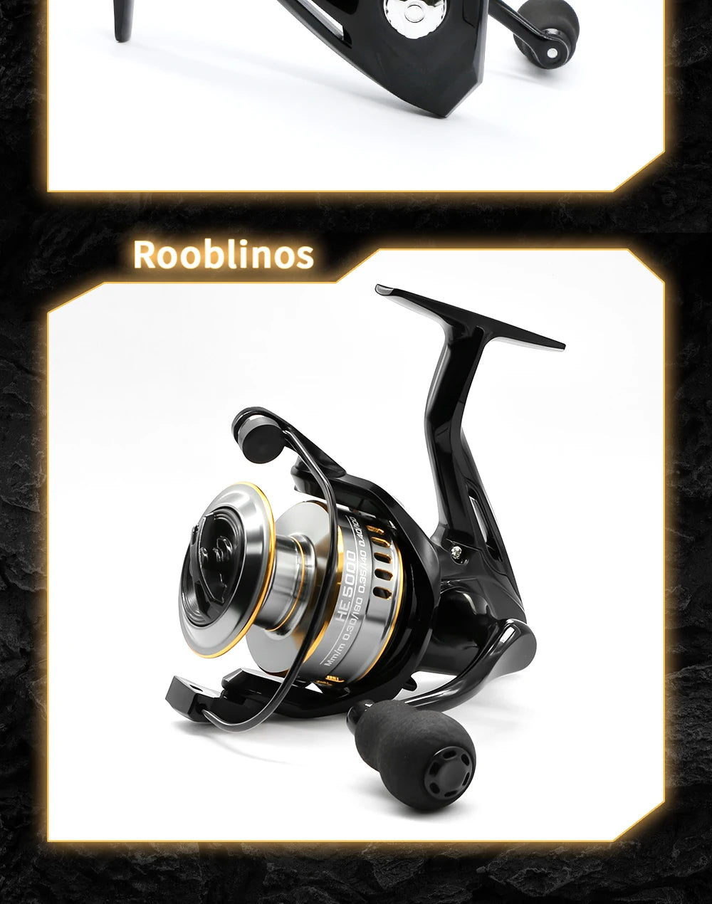 Rooblinos HE Ultralight Spinning Reel – 5.2:1 Gear Ratio | 1000–7000 Series