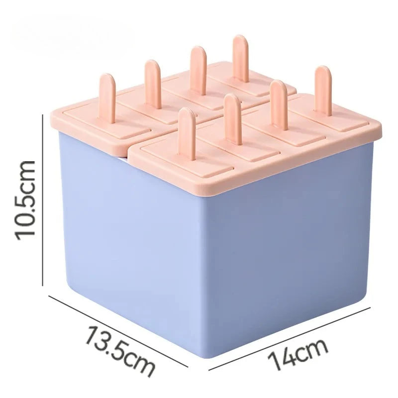 Homemade Popsicle Maker with Lid – 4, 6 or 8 Slot Ice Pop Mould
