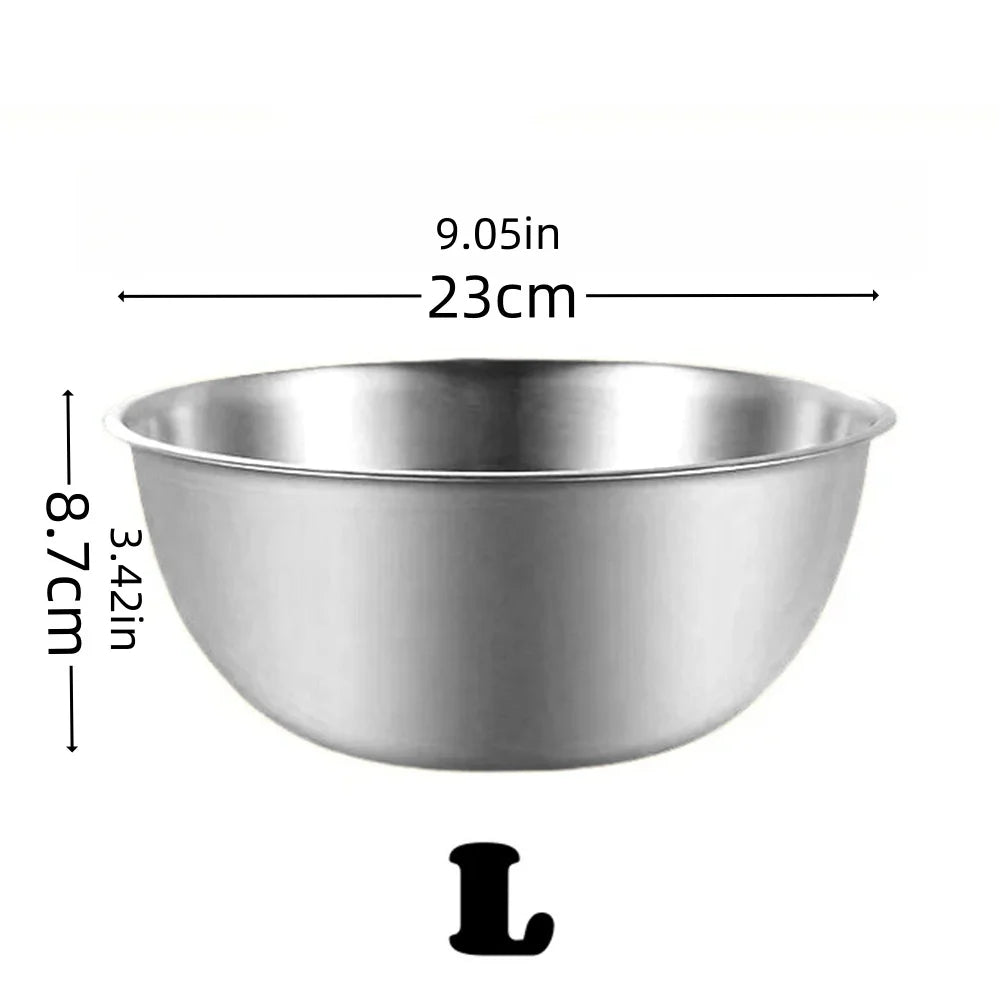 Stainless Steel Camping Bowls – Durable Mixing & Food Prep Bowls for Outdoor Cooking